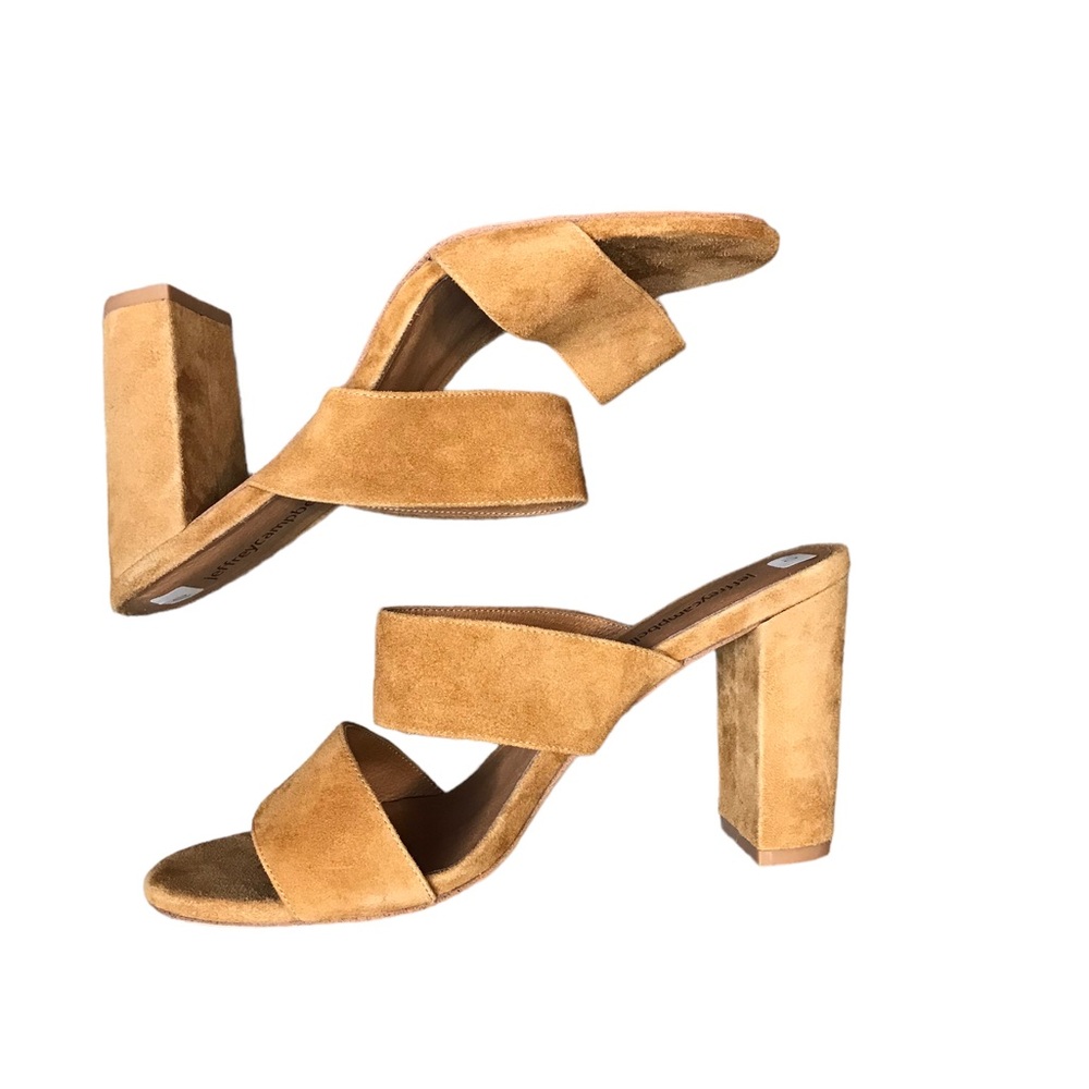 Brand: Jeffrey Campbell , size 10, tan, pumps